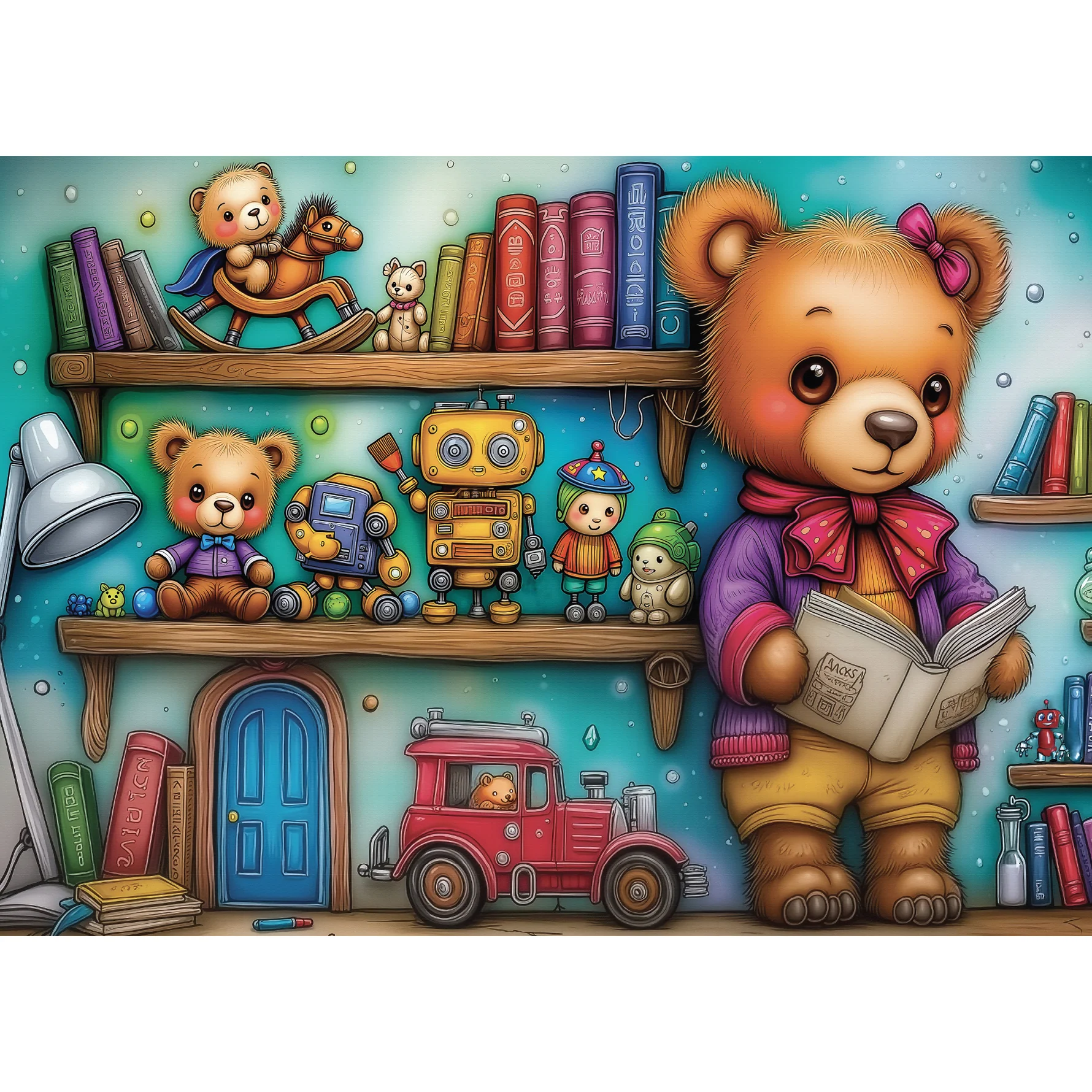 JaCaRou - Teddys Little Universe - 1000 bitar