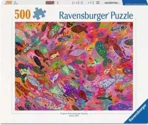 Ravensburger – Fish in Fuchsia – 500 bitar
