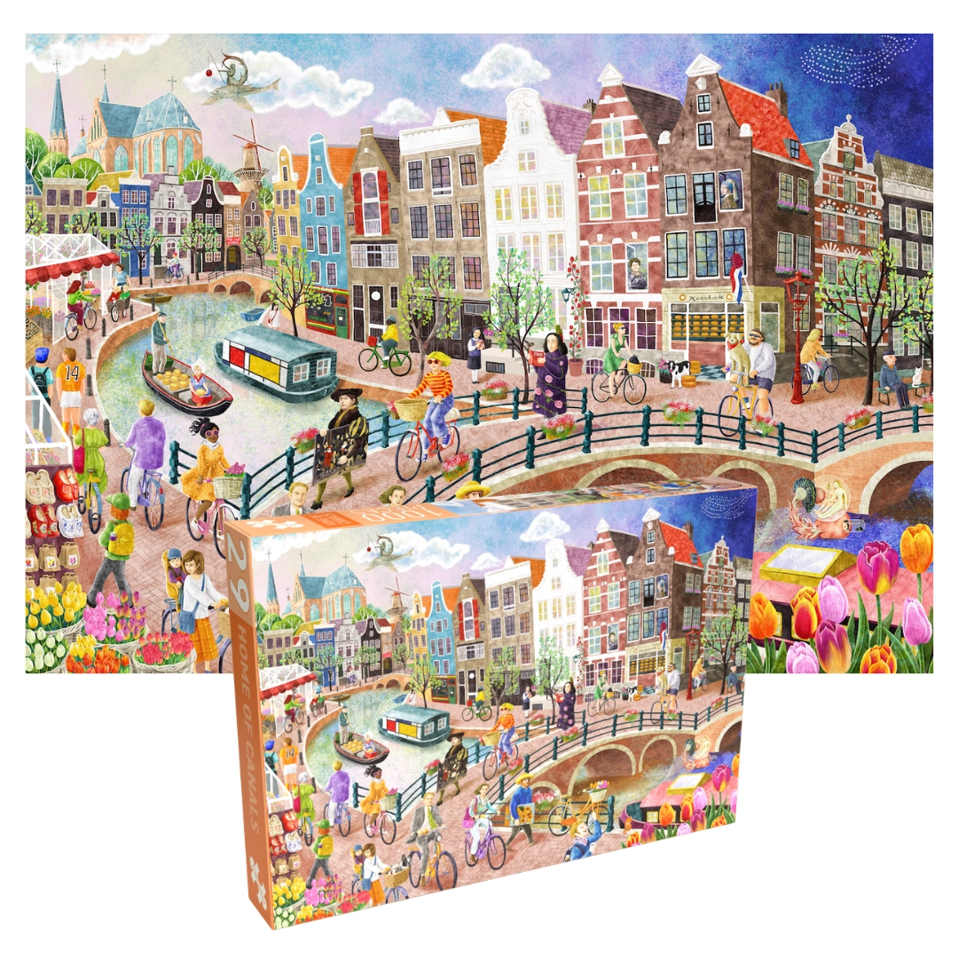 Penny Puzzle - Home of Canals - 1000 bitar