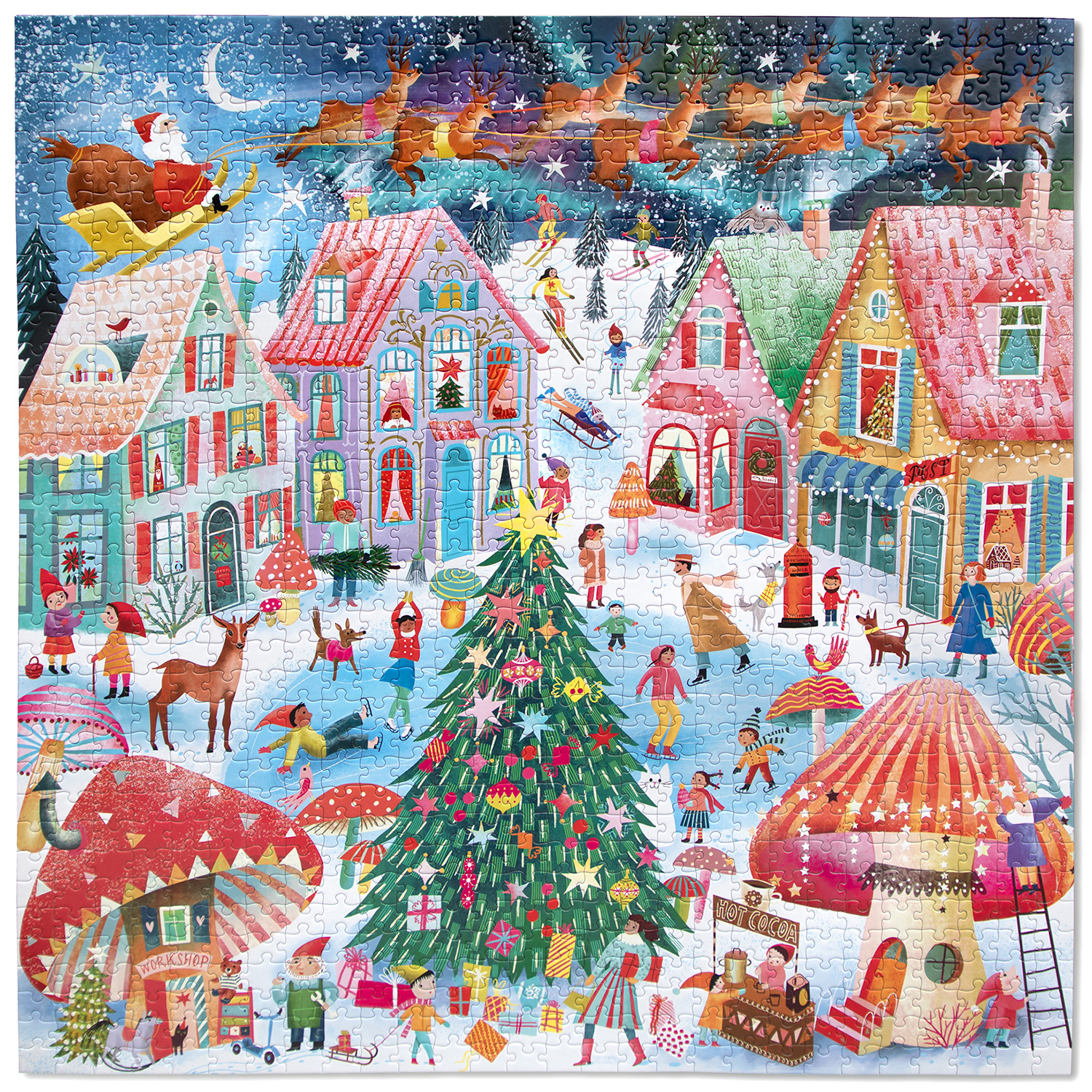 Eeboo - Christmas Flight - 1000 bitar