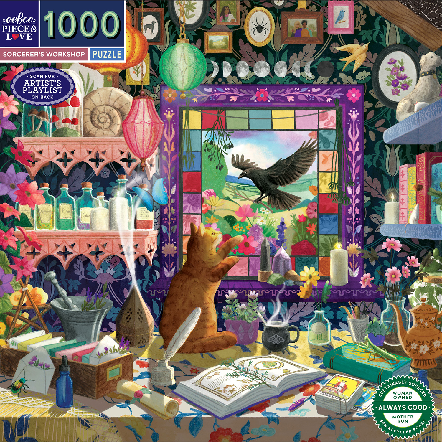 Eeboo - Sorcerer's Workshop - 1000 bitar
