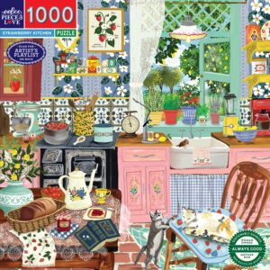 Eeboo – Strawberry Kitchen – 1000 bitar