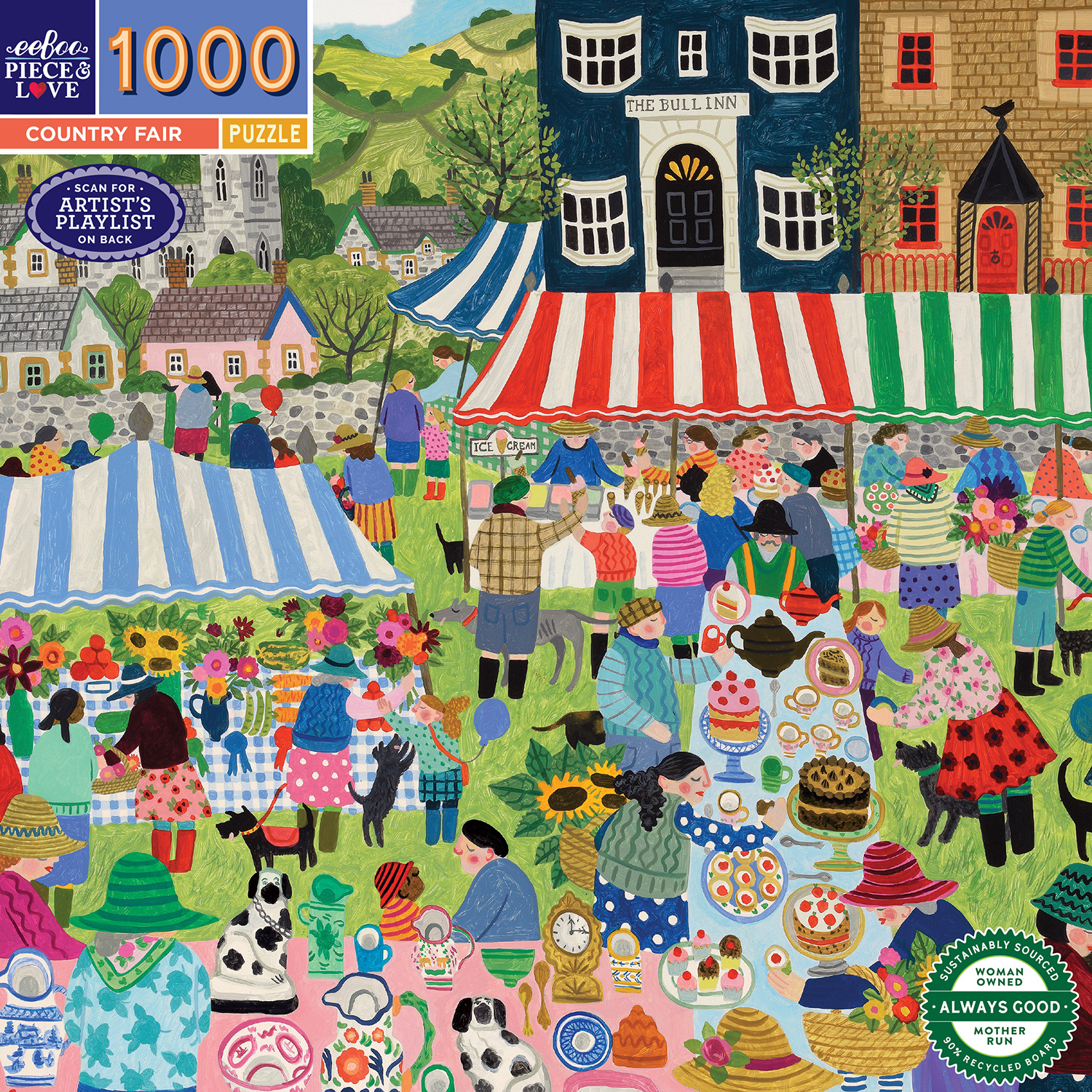 Eeboo - Country Fair - 1000 bitar