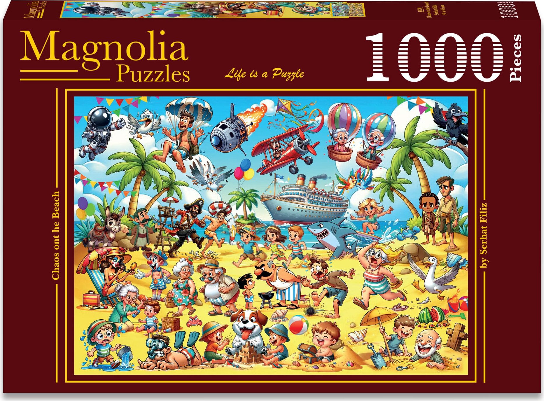 Magnolia - Chaos on the Beach - 1000 bitar