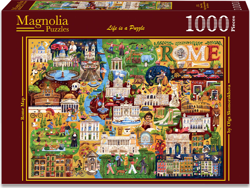 Magnolia - Rome Map - 1000 bitar