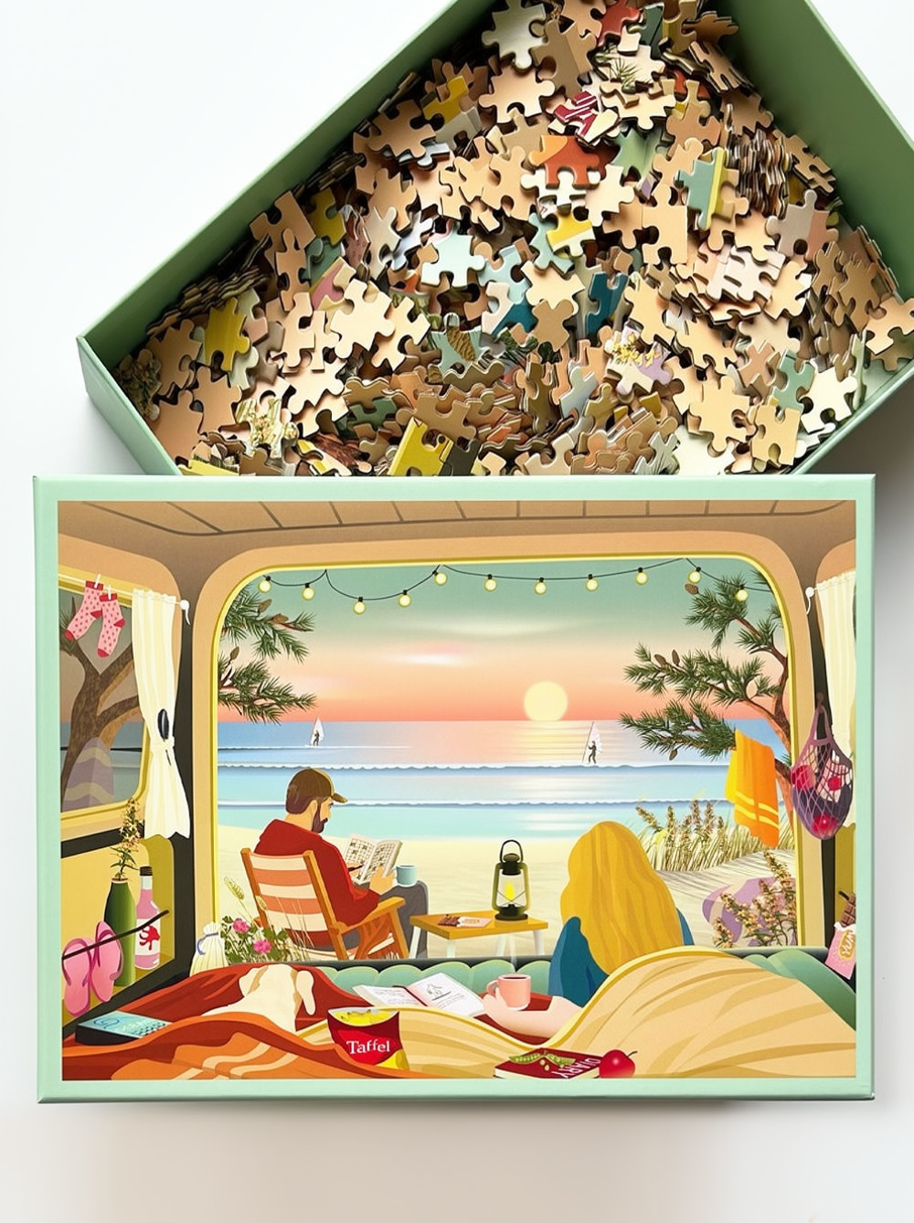 ViSSEVASSE - Camper By the Ocean - 1000 bitar