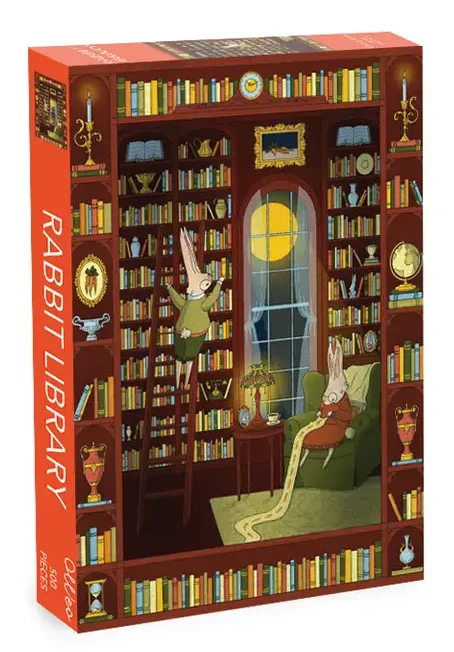 Olleo Puzzles - Rabbit Library - 500 bitar